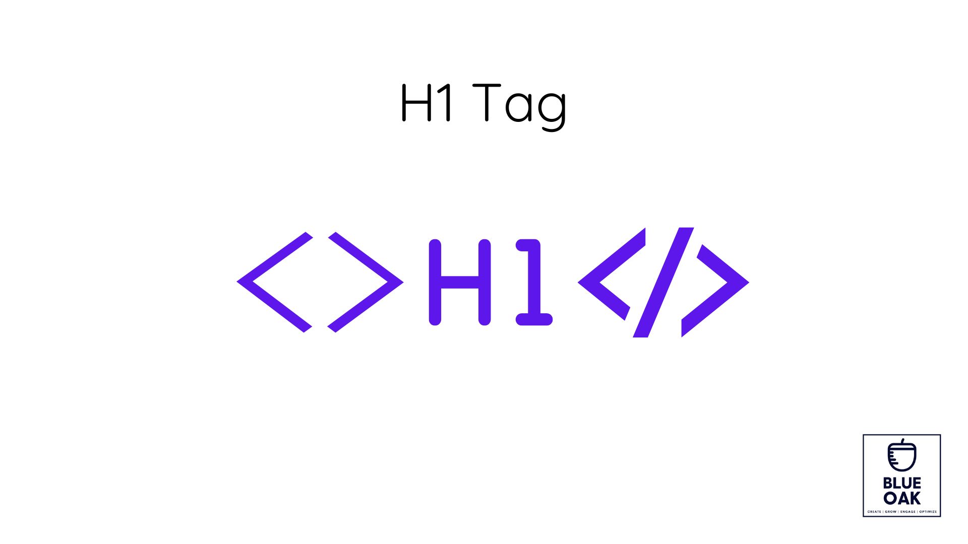 What is an H1 Tag?