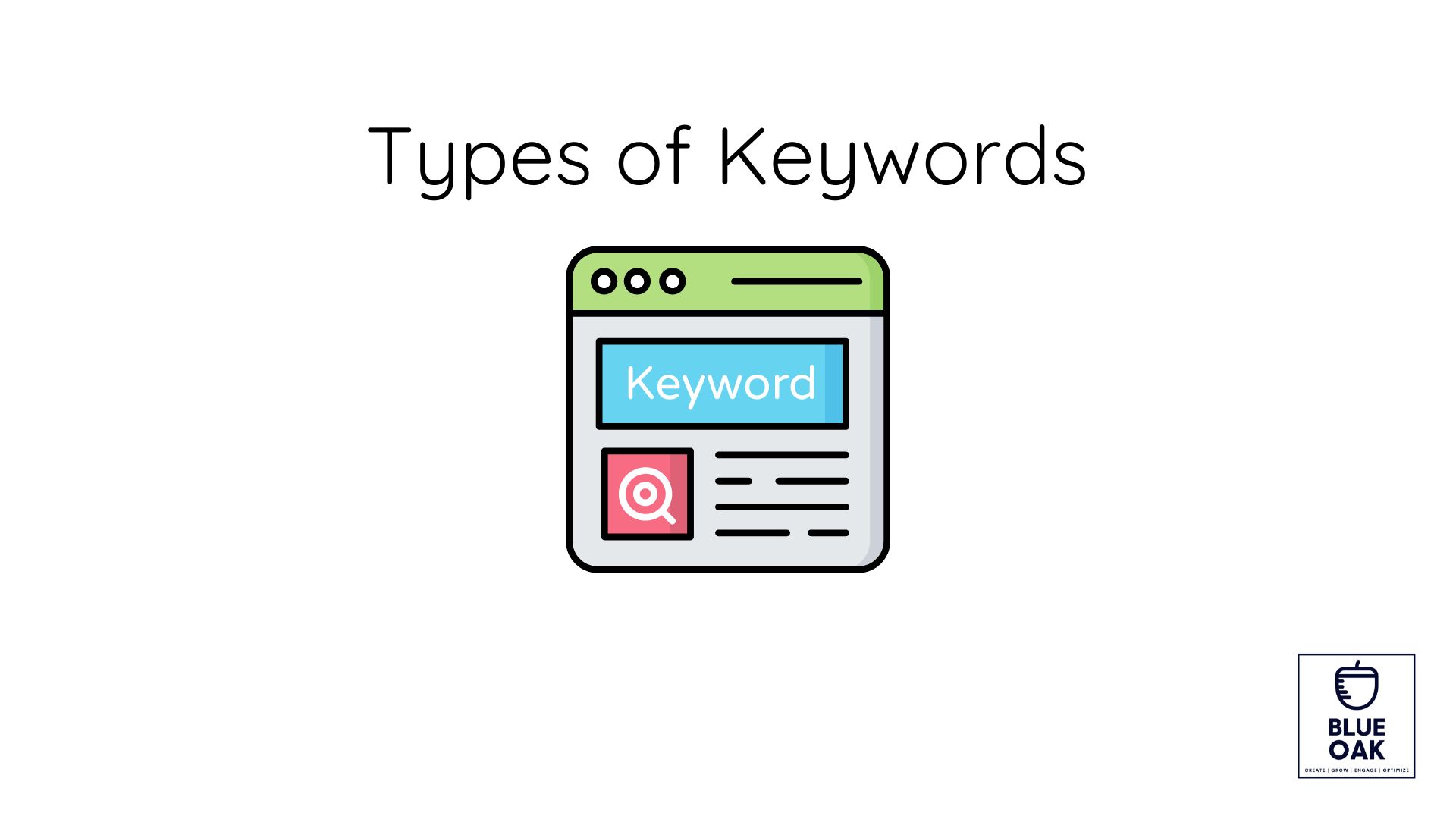 How Many Types Of Keywords In SEO 